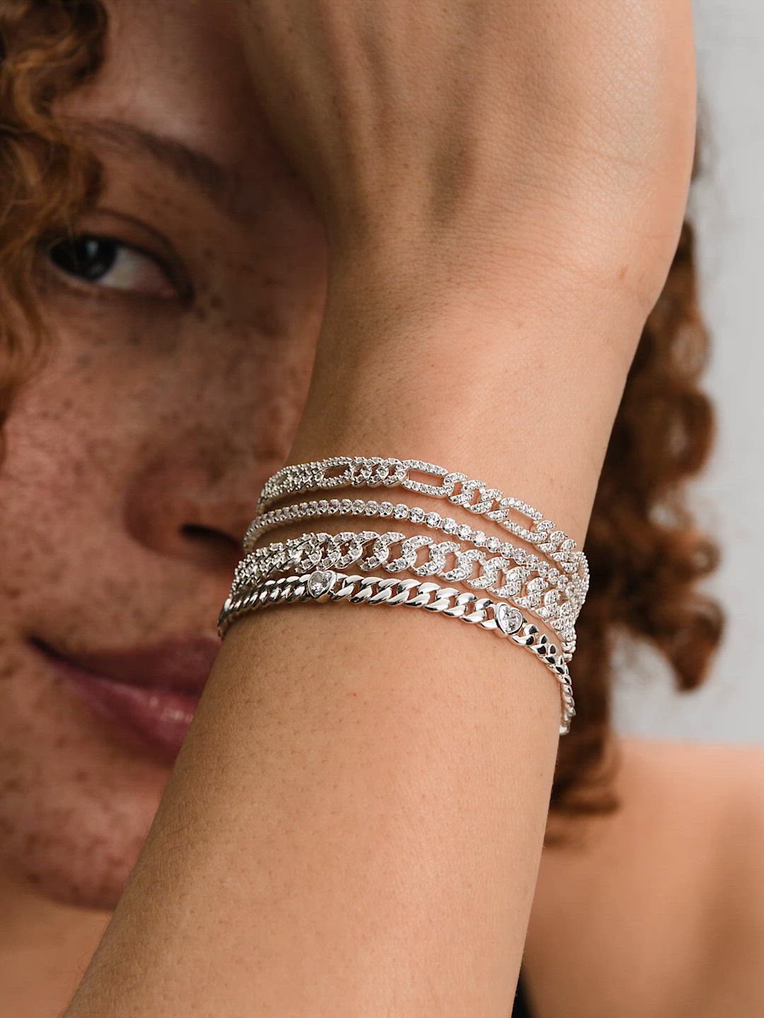 Pandora Timeless パヴェ チェーン ブレスレット（ブレスレット