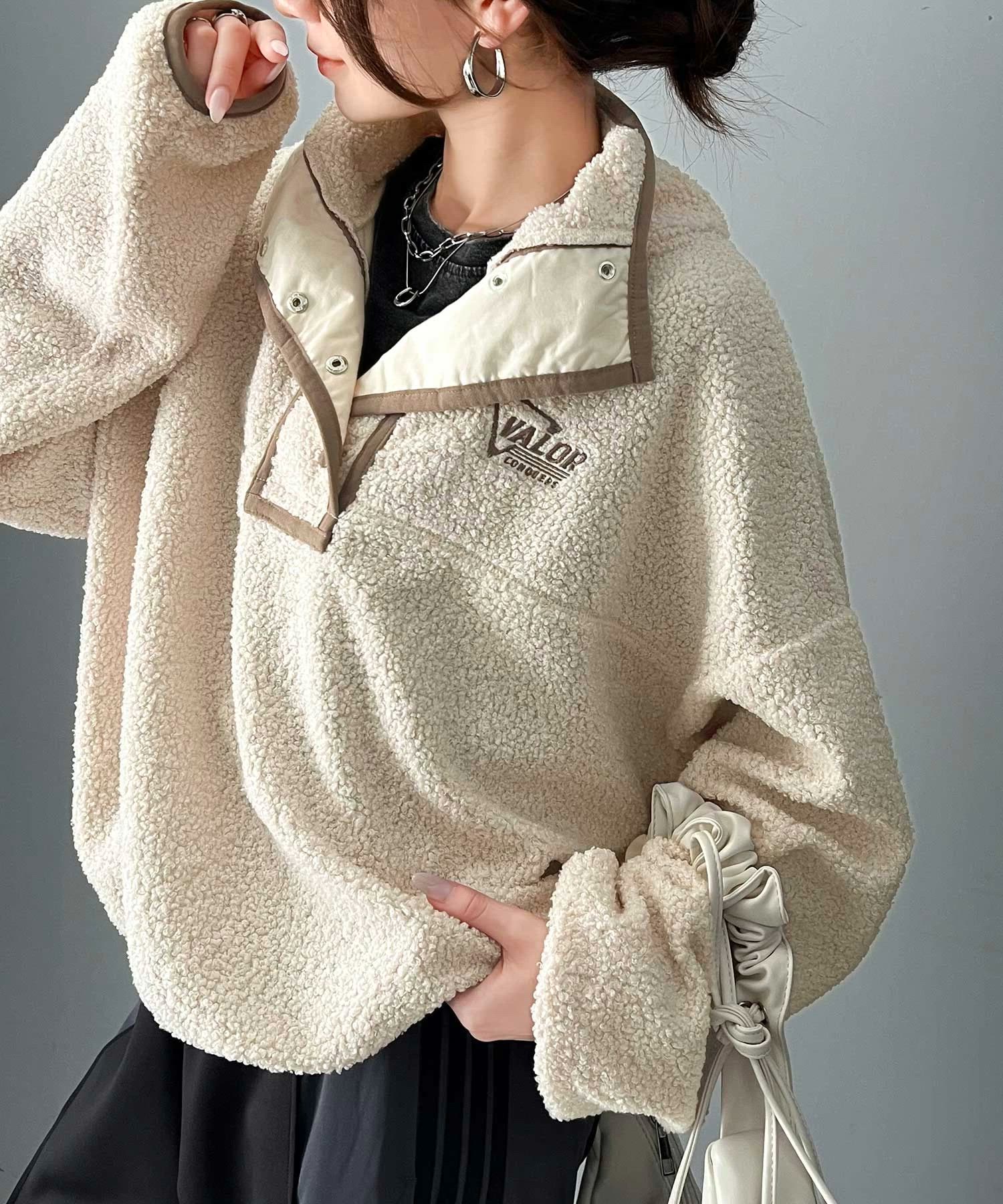 セール】《Javaジャバコラボ》もこもこボリューム袖がこなれカジュアル