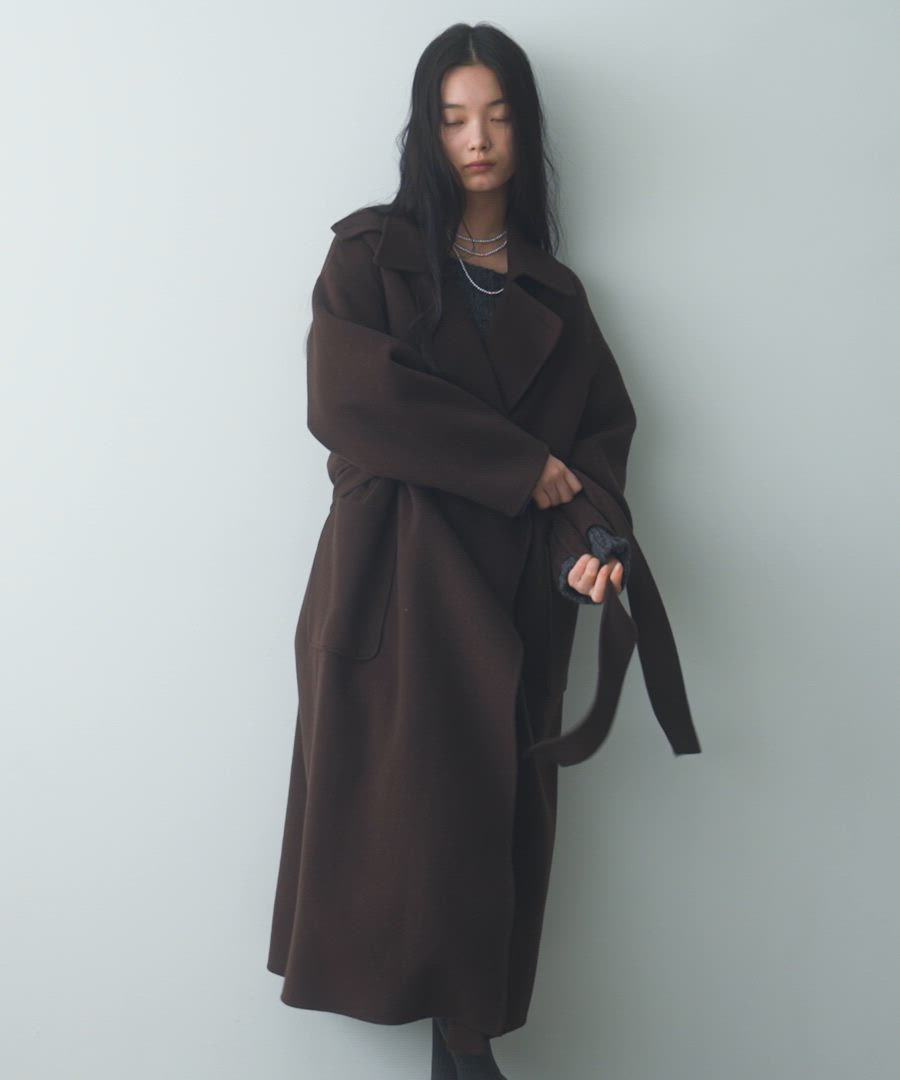 カシープ3WAYスタンドロングコート（ステンカラーコート）｜A part by