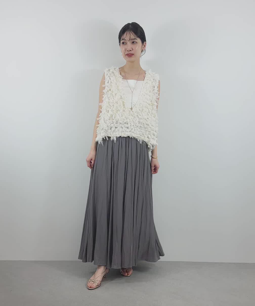 セール】フリンジVネックベスト（ベスト）｜Gready Brilliant（グ