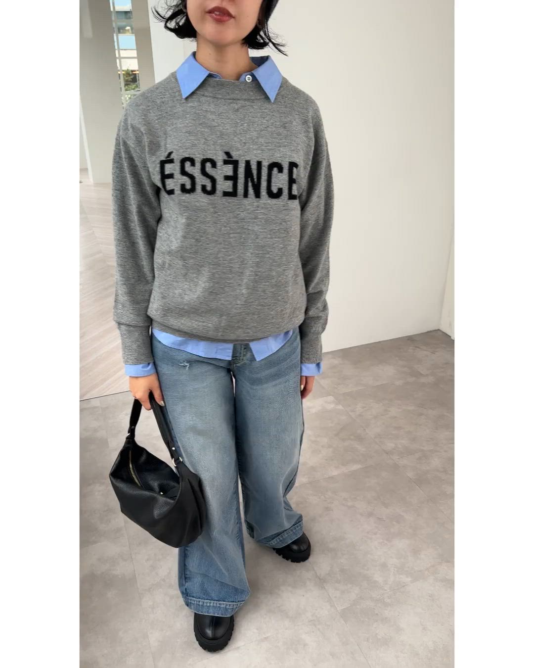 WEB限定 / 追加》ESSENCEロゴニット（ニット/セーター）｜Spick & Span