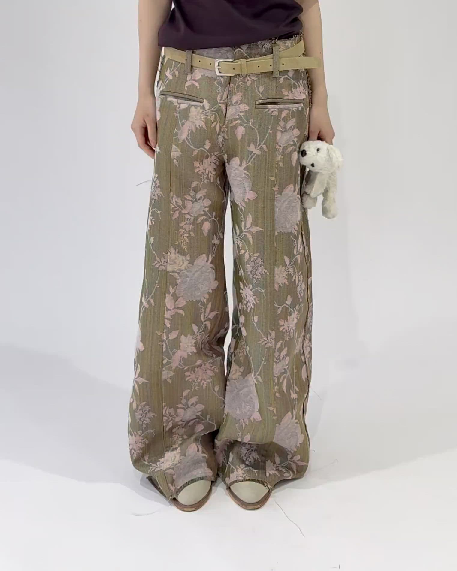 INSIDE OUT JACQUARD PANTS/インサイドアウトジャガードパンツ（その他