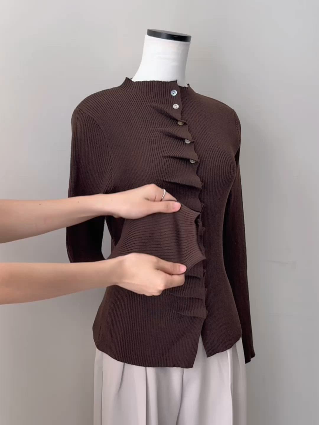 セール】【on:nue】[着用動画あり！/選べる4色展開] モックネック