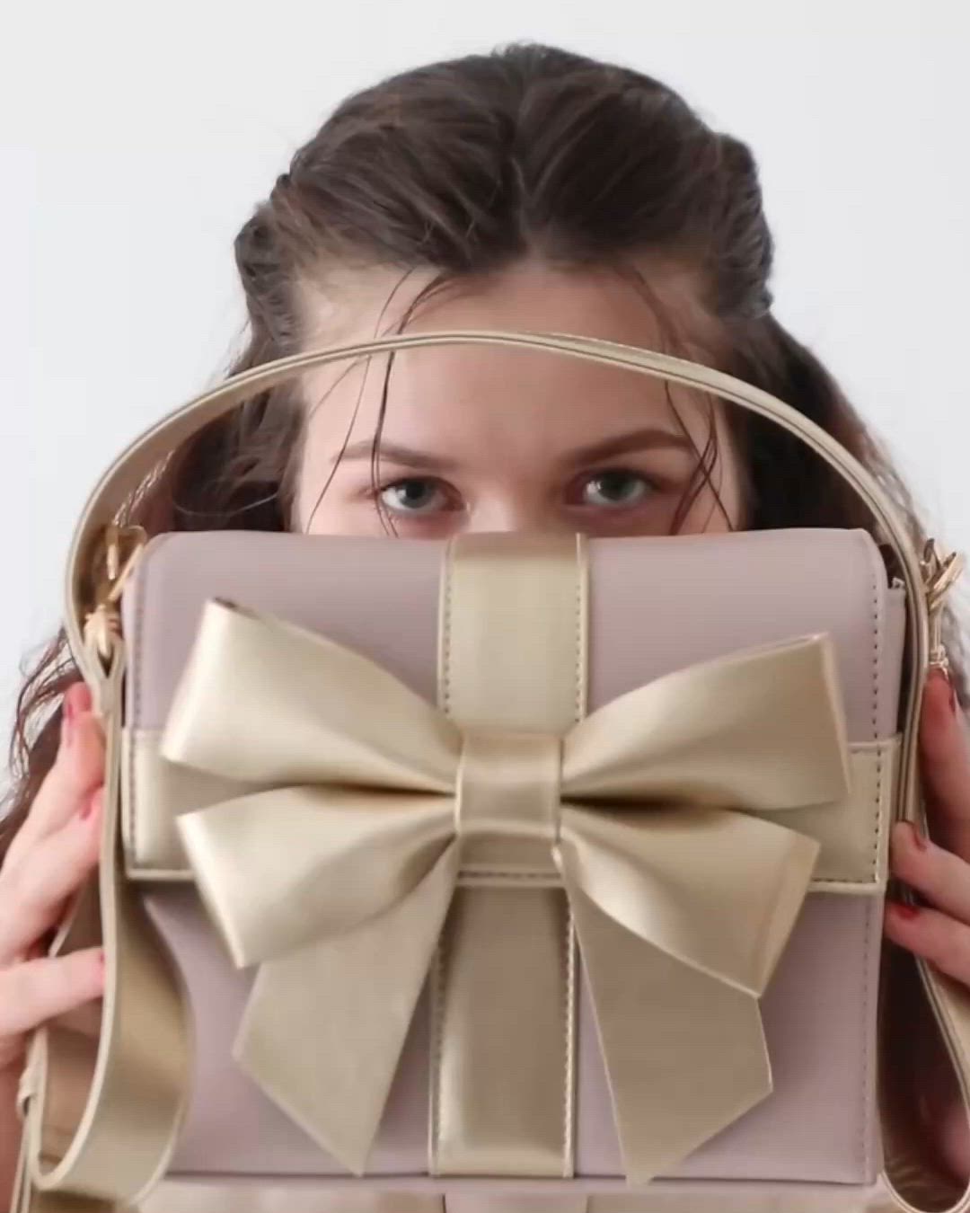 フィント（FINT）/多重リボンプレゼントBOXバッグ セール】多重リボンプレゼントBOXバッグ/fint フィント（ショルダー