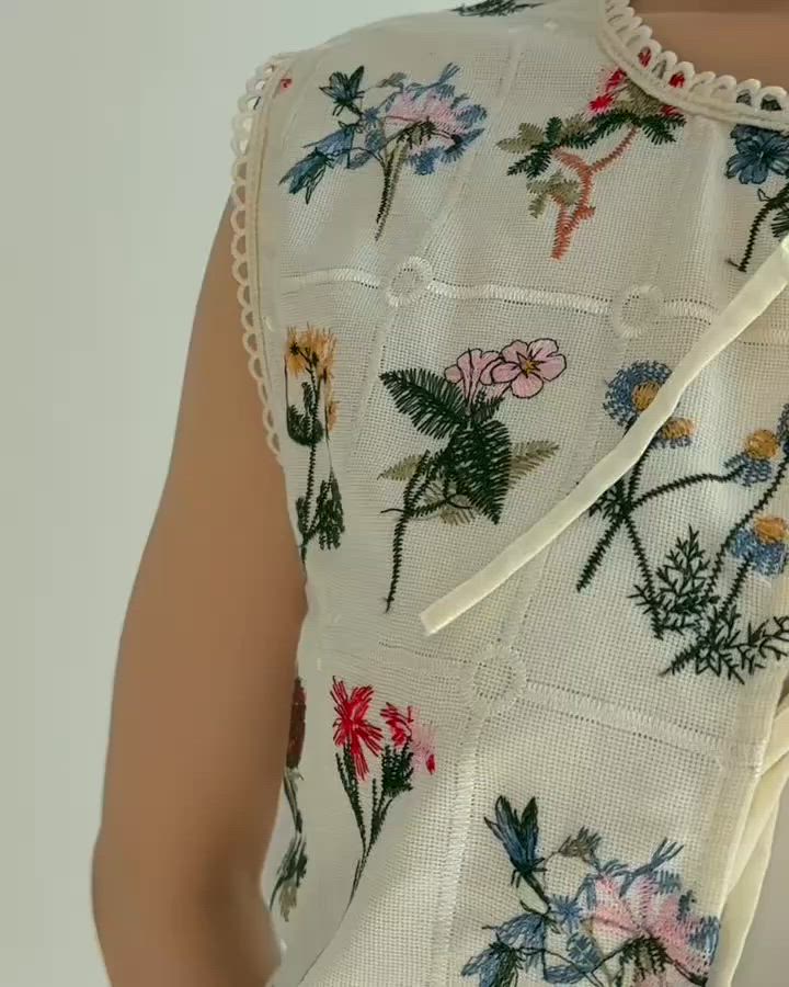 花刺繍2WAYベスト（ベスト）｜ELLEgirl（エルガール）のファッション