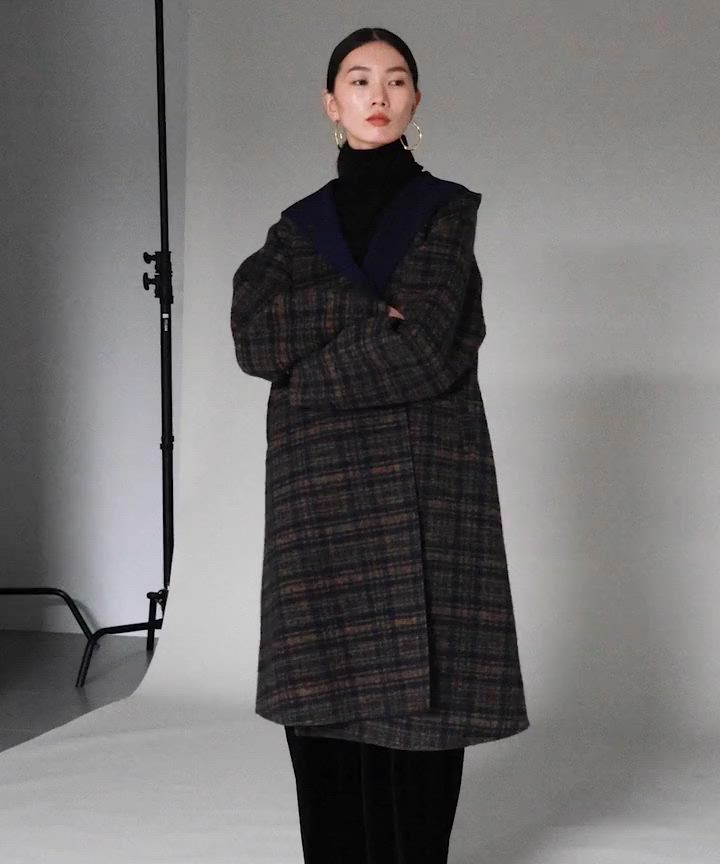 セール】Curensology(カレンソロジー)/＜CSG＞リバーチェックコート