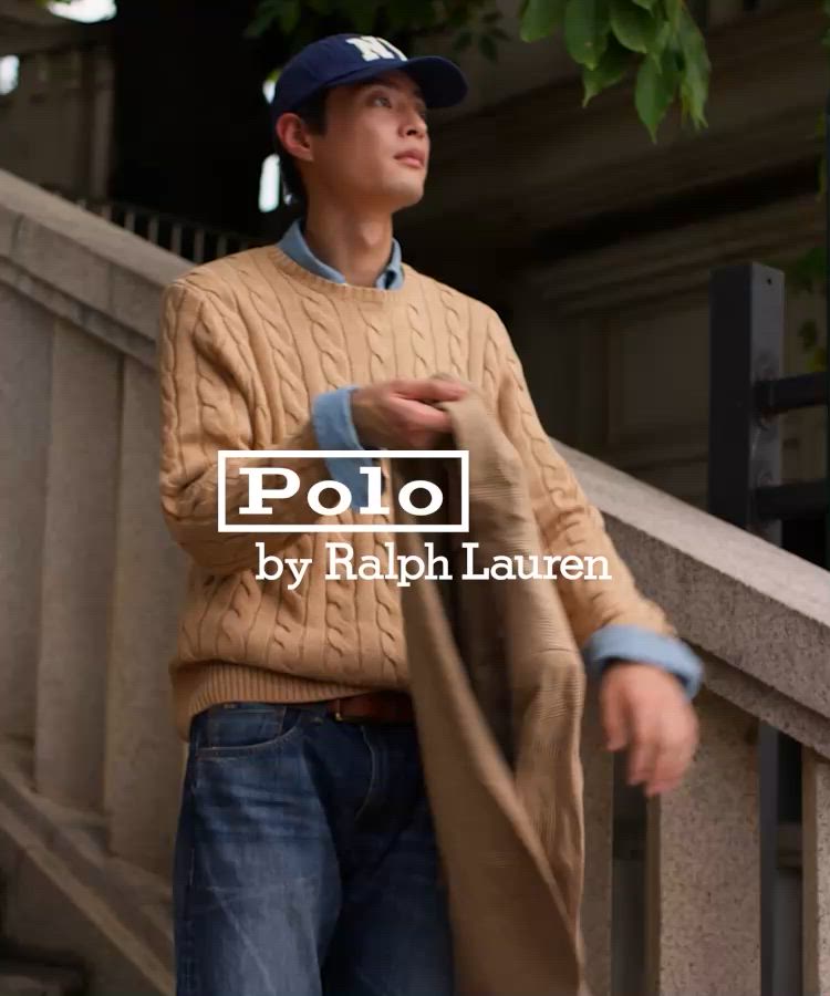 ケーブルニット コットン セーター（ニット/セーター）｜POLO RALPH