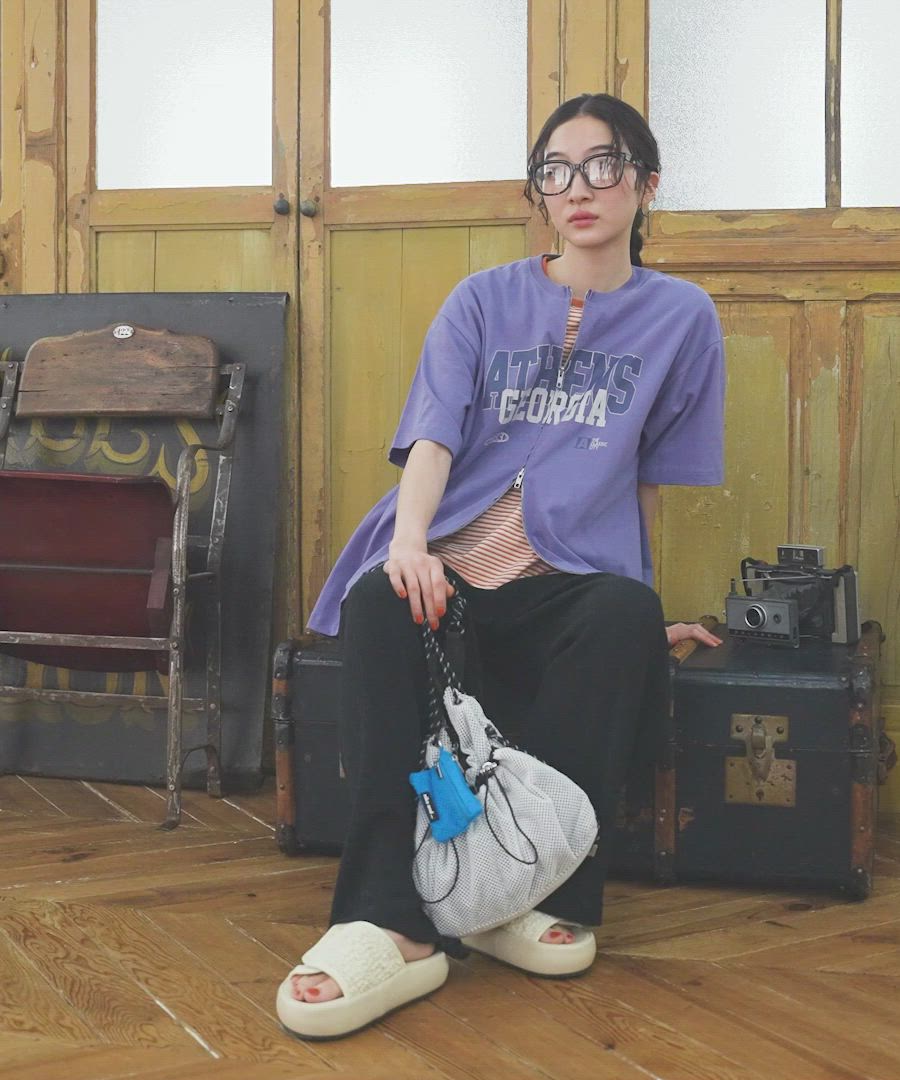 セール】アソートプリントダブルZIPTシャツ（Tシャツ/カットソー