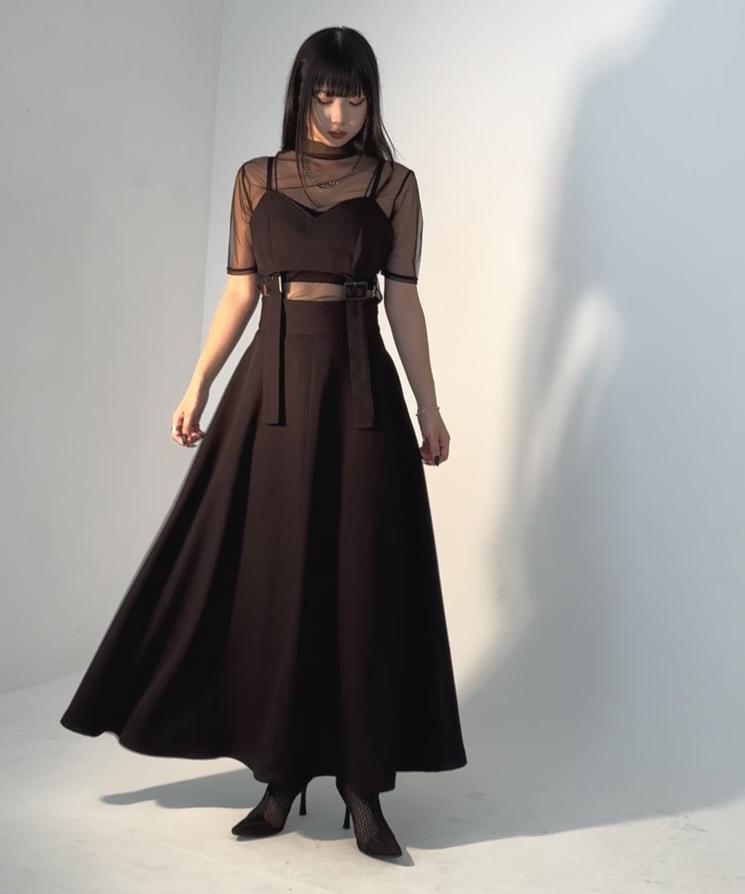 セール】【LVEU.】オリジナルビスチェフレアワンピース / ワンピース