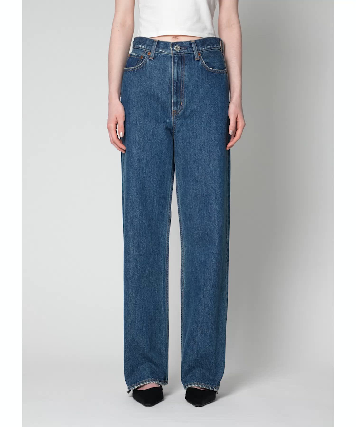 HIGH WAIST STRAIGHT（デニムパンツ）｜MOUSSY（マウジー）の