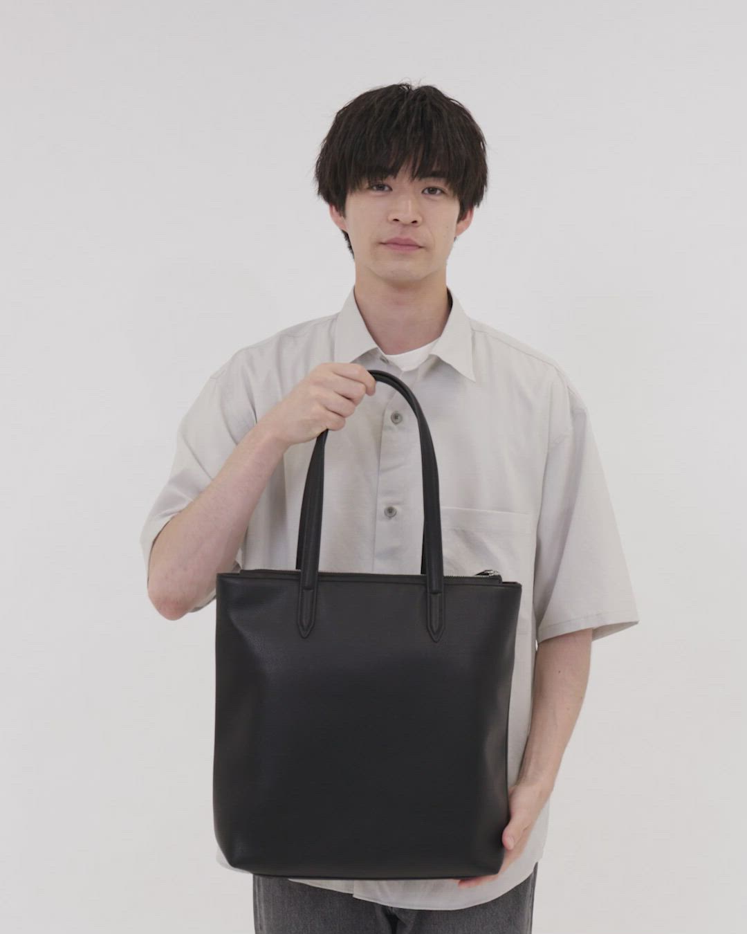 WEB限定】GLR レザーライク ファンクショナル トートバッグ（トート