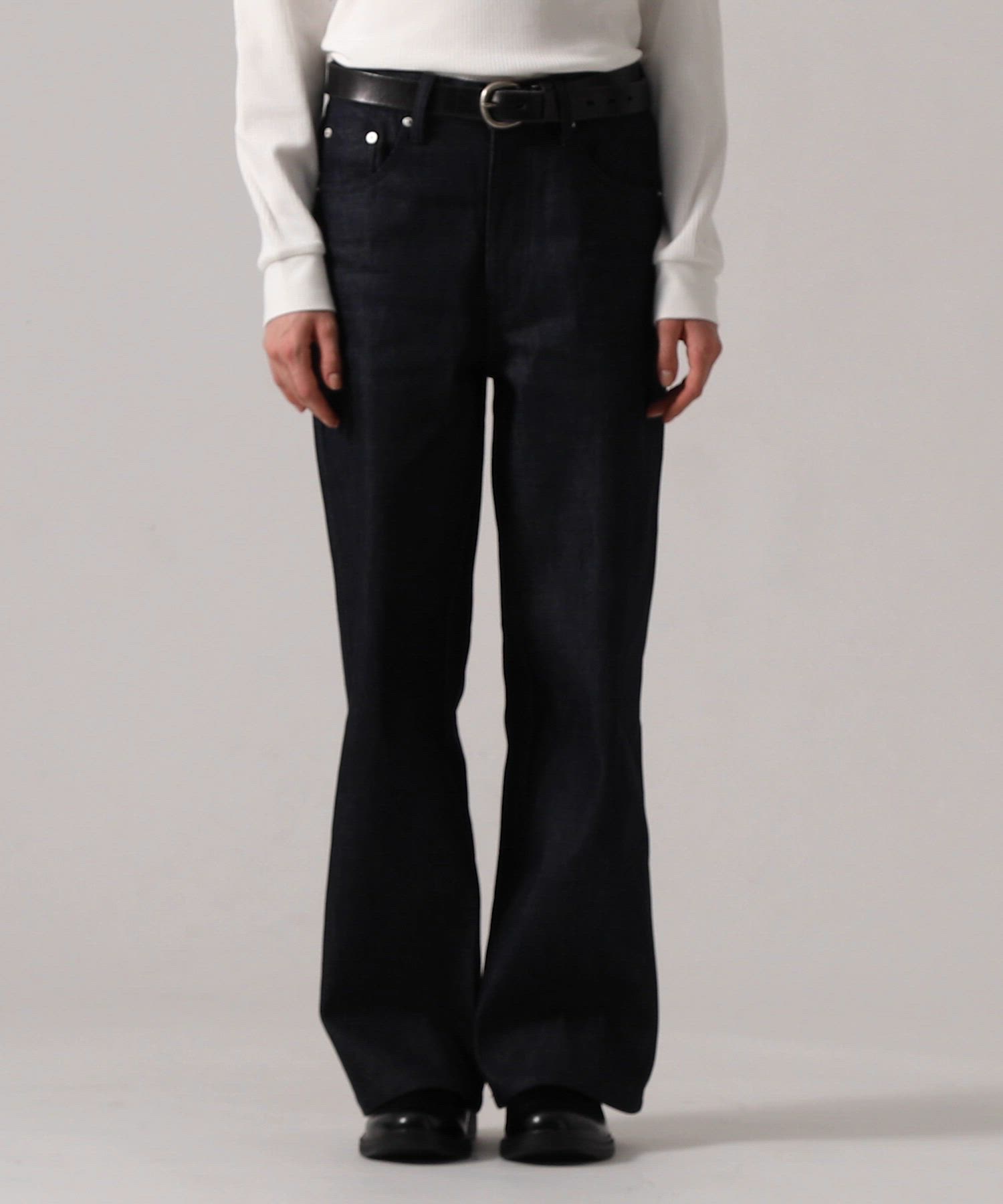 CLEL】Rigid/Onewash Straight Denim Pants / リジット/ワンウォッシュ 