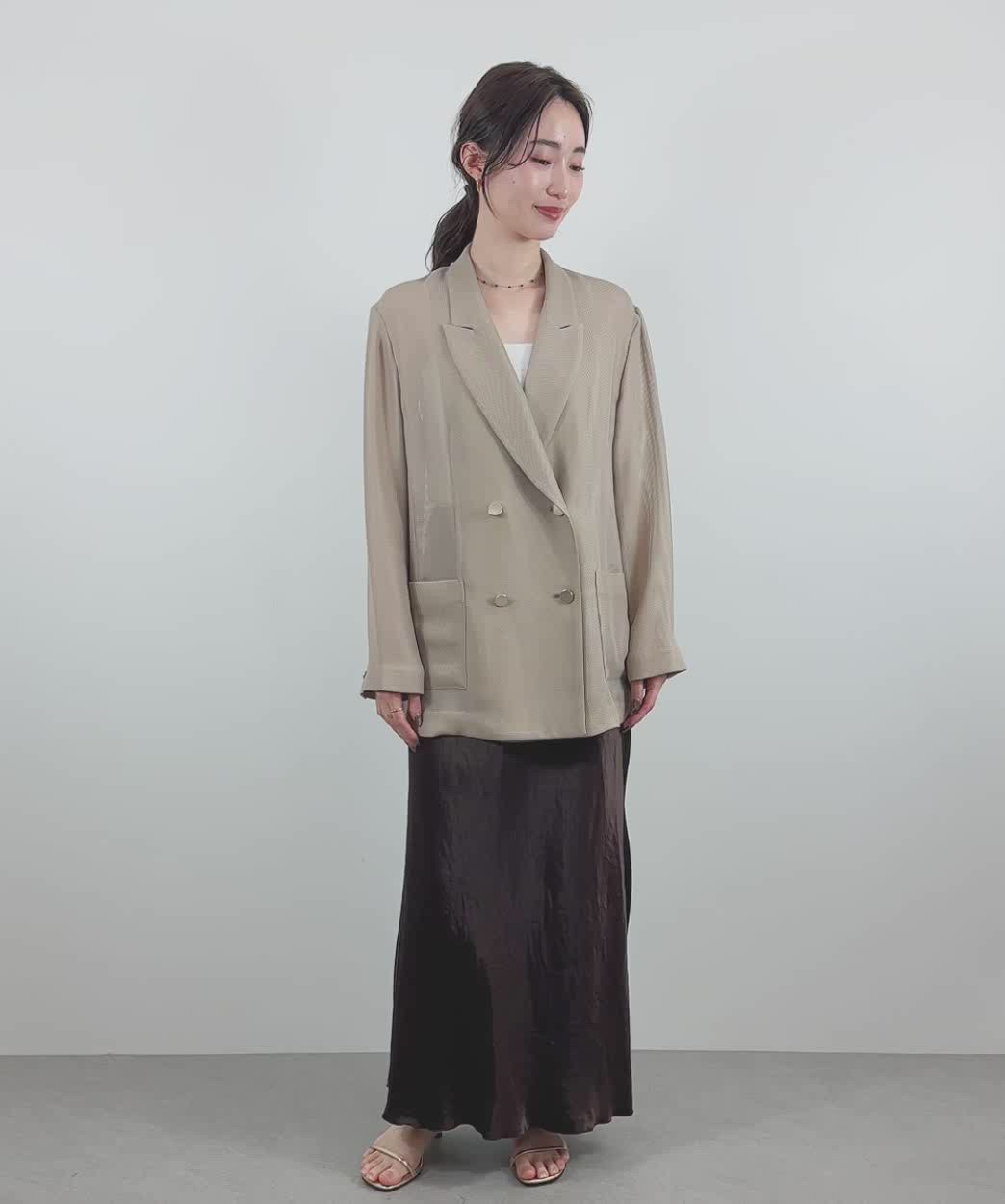 メッシュテーラードジャケット（テーラードジャケット）｜Gready