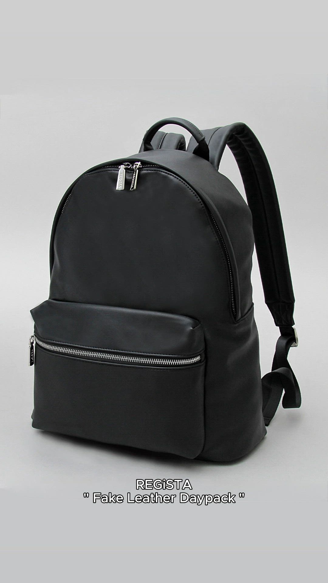 セール】選べる2素材 フェイクレザー デイパック（スムース・シボ
