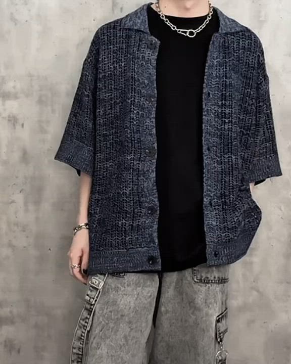 Curensology ブラック　メッシュカーディガン Curensology ブラック メッシュカーディガン