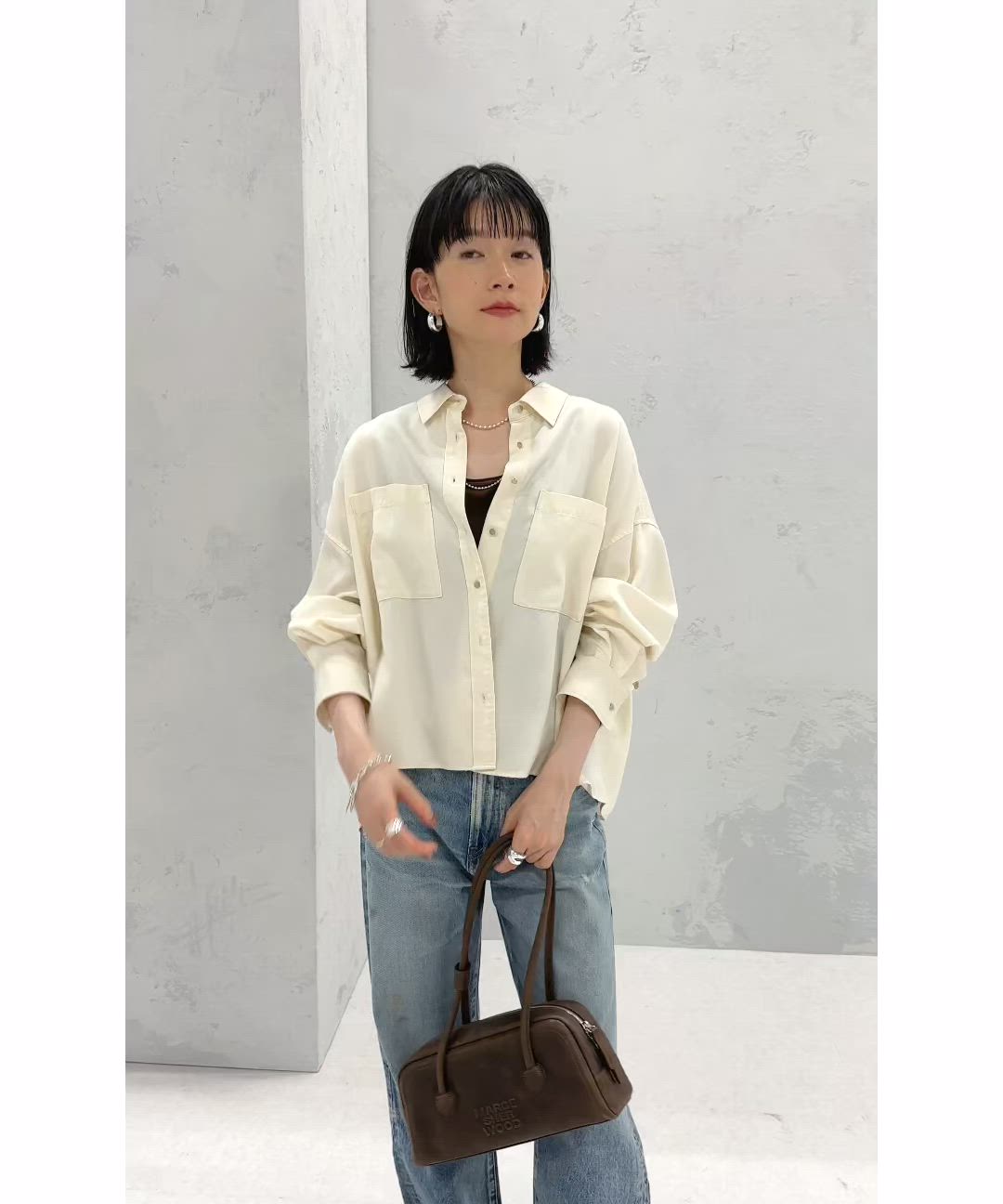 セール】〈手洗い可能〉セルロース ツイル 羽織 シャツ（シャツ