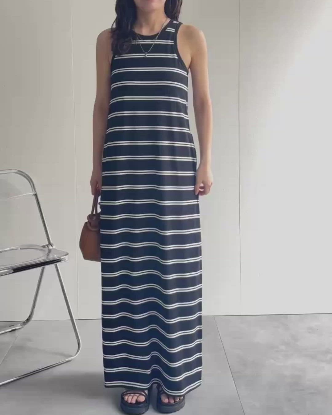 アメスリワンピース M7days(エムセブンデイズ)の【コラボ】涼感アメスリワンピース通販