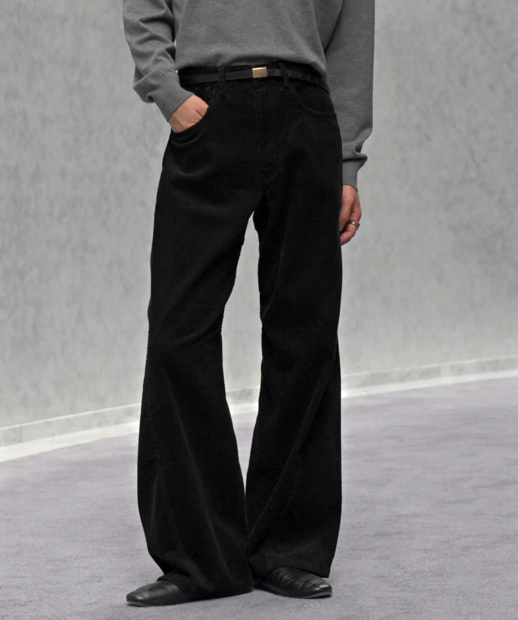 CURVED CORDUROY 5P PANTS（その他パンツ）｜WYM LIDNM（ウィム バイ
