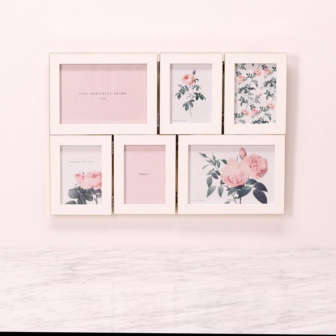 シエル パーテーションフレーム ワイド ゴールド（フォトフレーム