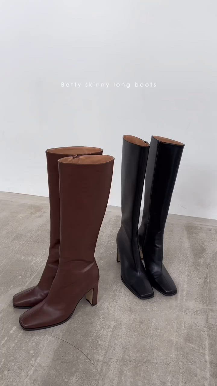 Betty skinny long ブーツ（ブーツ）｜ACYM（アシーム）のファッション