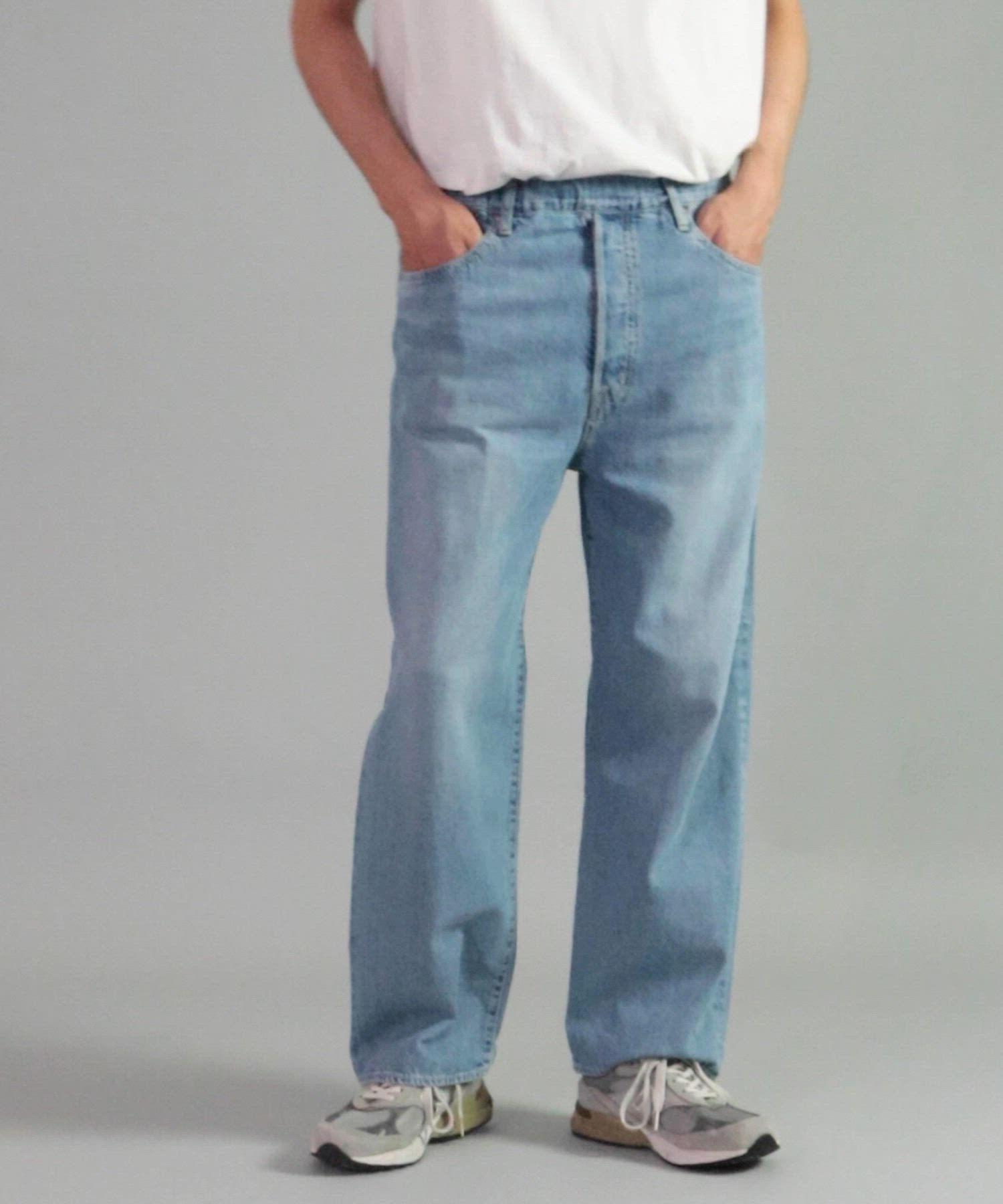 OMNIGOD mens / オムニゴッド] 10ozデニム 5Pイージールーズジーンズ 