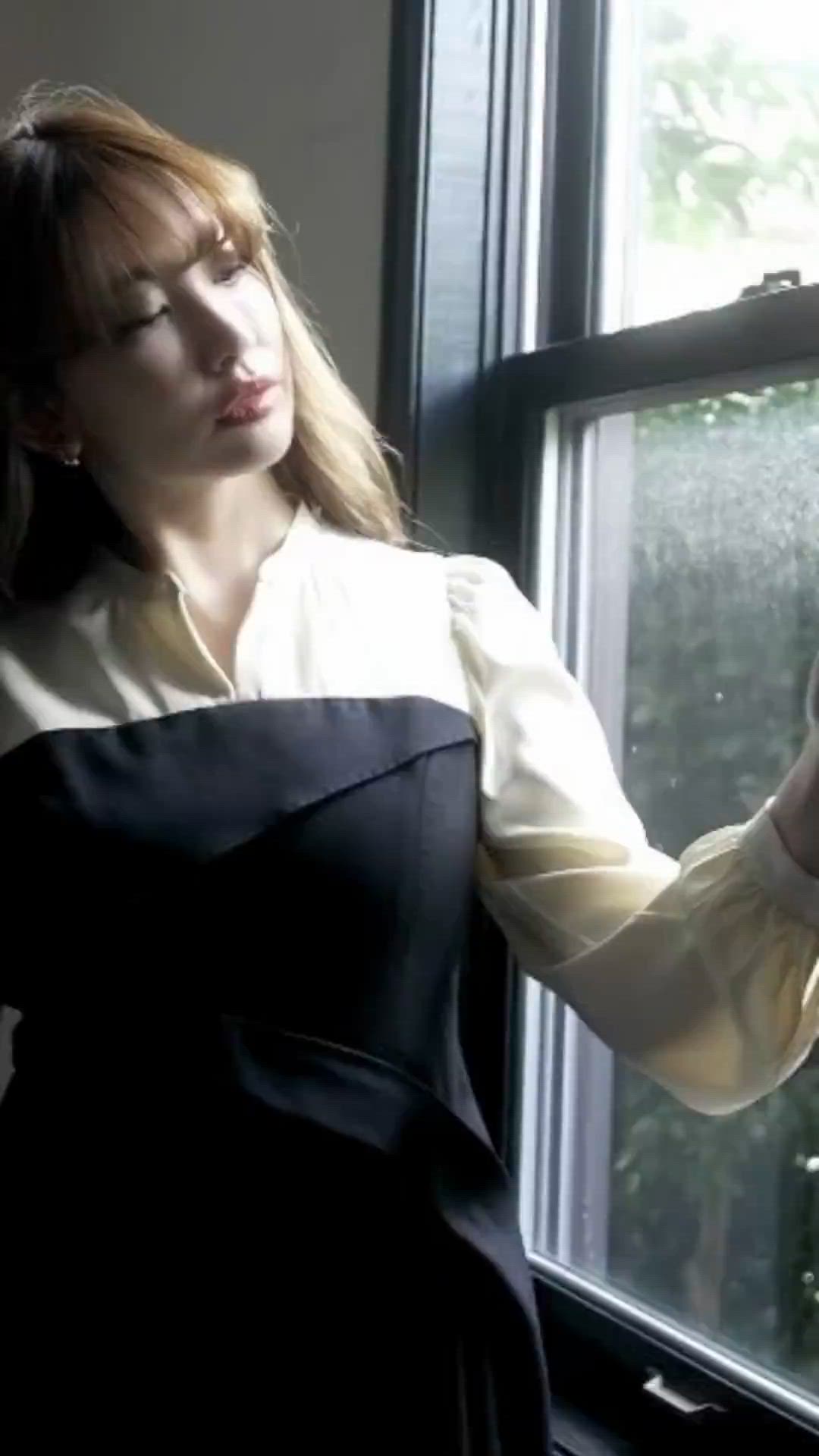 Bicolor Draped Dress（ワンピース）｜Her lip to（ハーリップトゥー