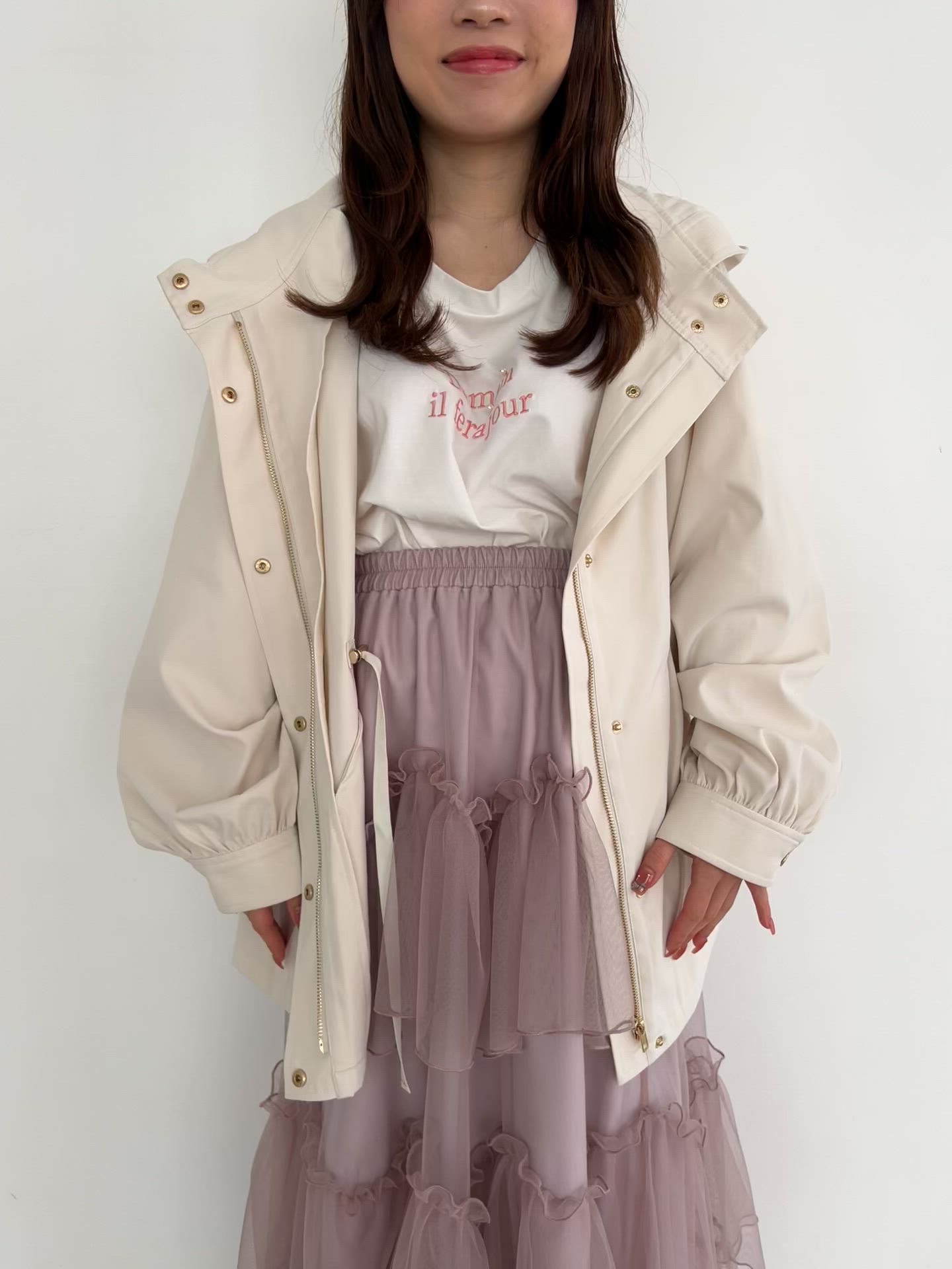 MAJESTIC LEGON / マジェスティックレゴン ウエストきゅっとミディ 