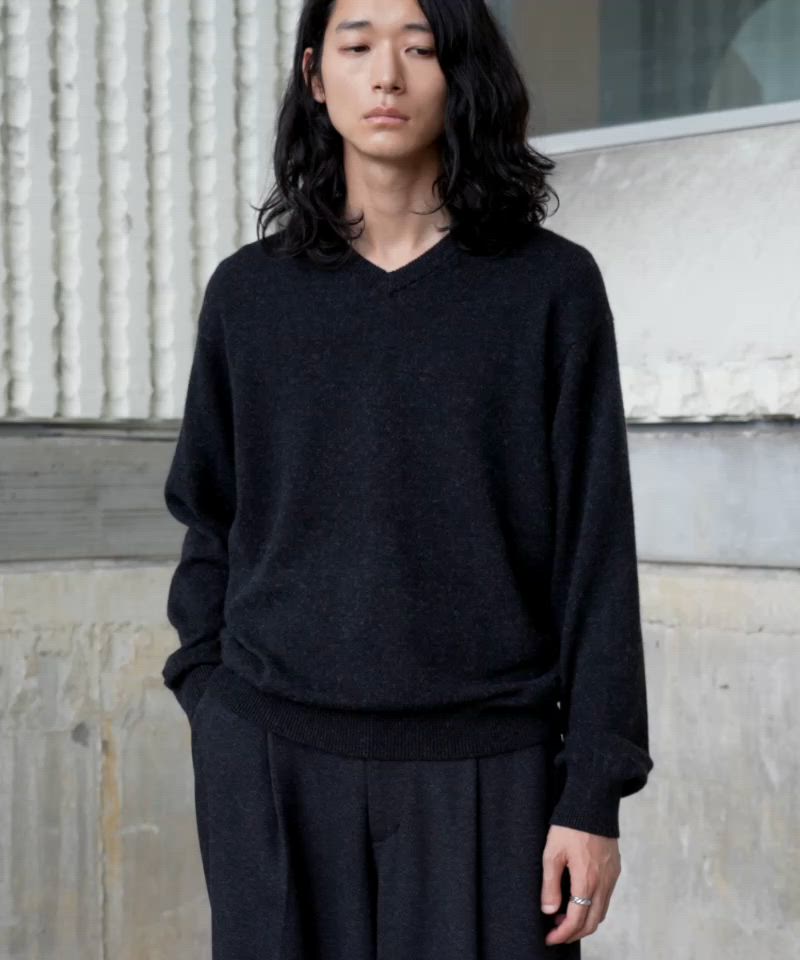 FOX BLEND STANDARD KNIT(V-NECK / CREW-NECK)（ニット/セーター
