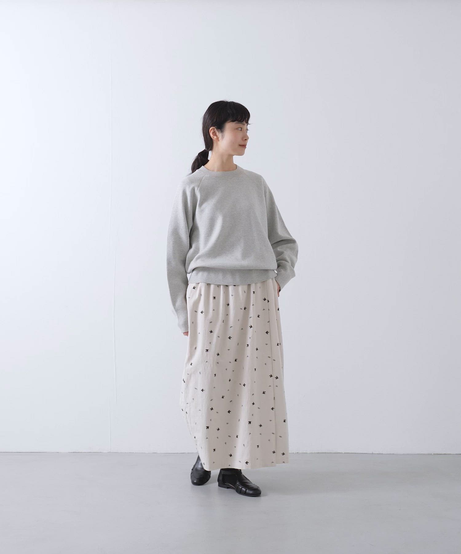 セール】ツバメ刺繍ラップスカート（スカート）｜かぐれ（カグレ）の