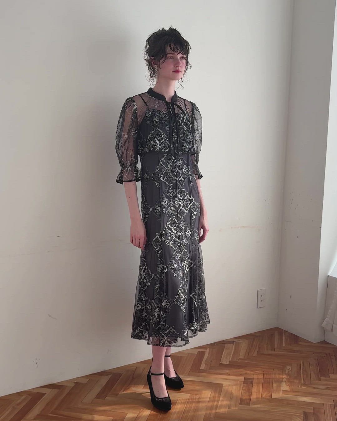 ノルディック柄Manywayワンピース（ドレス）｜Dorry Doll（ドリー