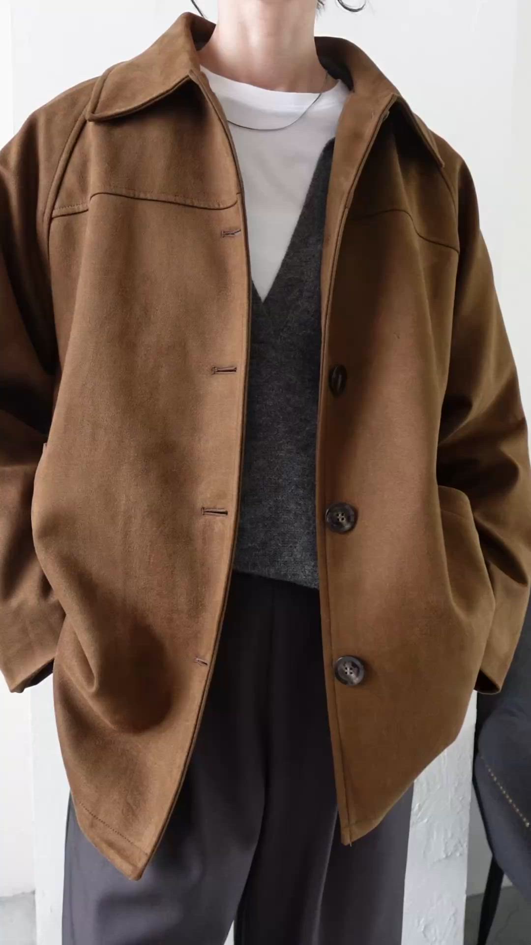 セール】フェイクスエード ジャケット（その他アウター）｜ANGIE