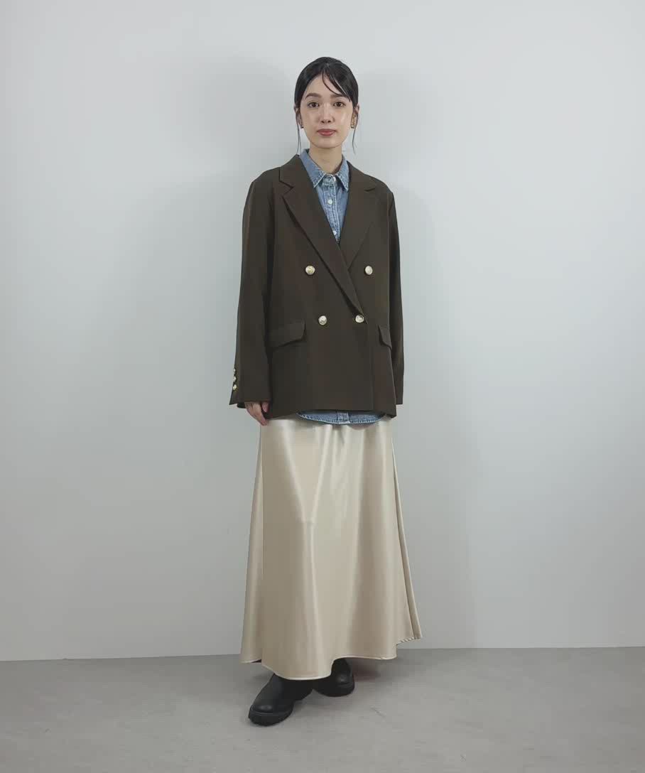 セール】ツイルテーラードダブル（テーラードジャケット）｜Gready