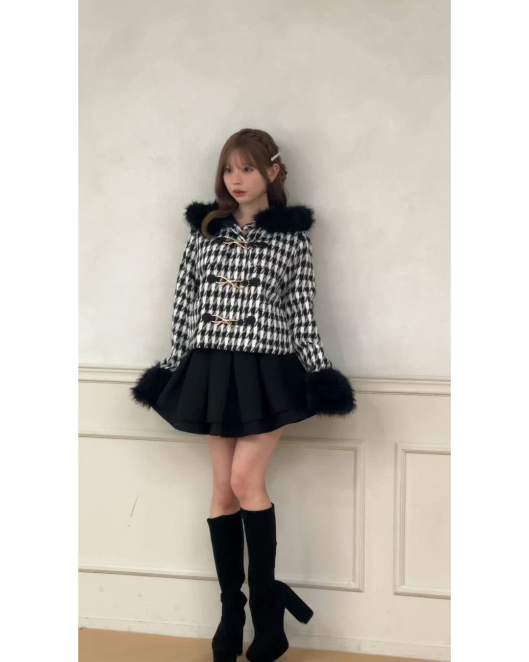 セール】ショートダッフルコート（ダッフルコート）｜apres jour