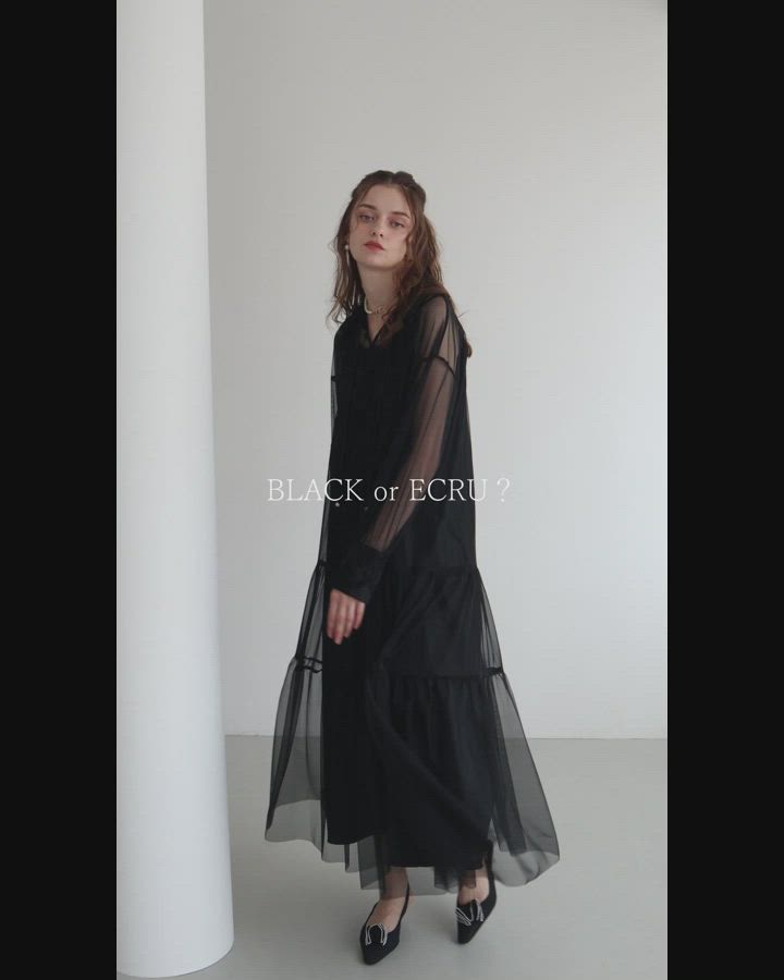 デザインカラーモールレースドレス（ドレス）｜Dorry Doll（ドリー