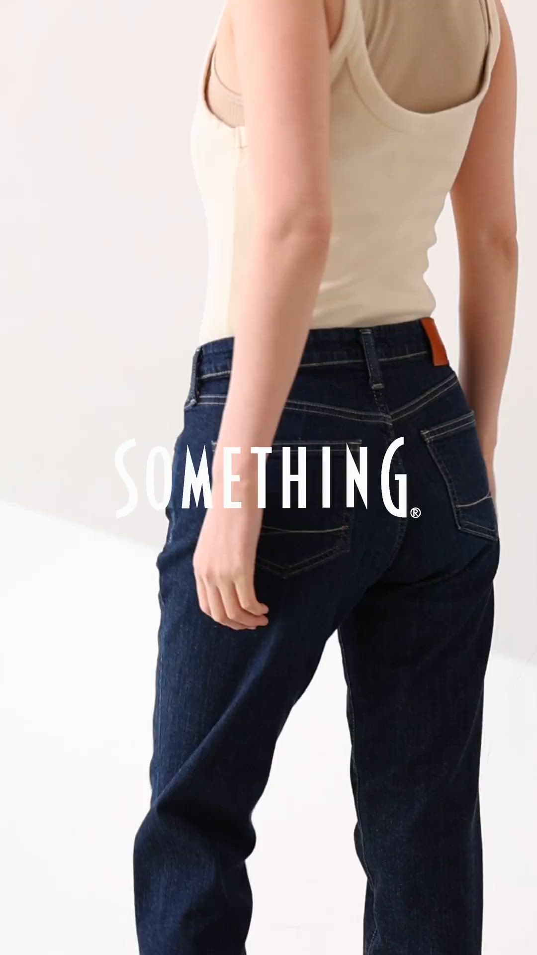 SOMETHING/サムシング ELSA STANDARD ストレートデニムパンツ（デニム