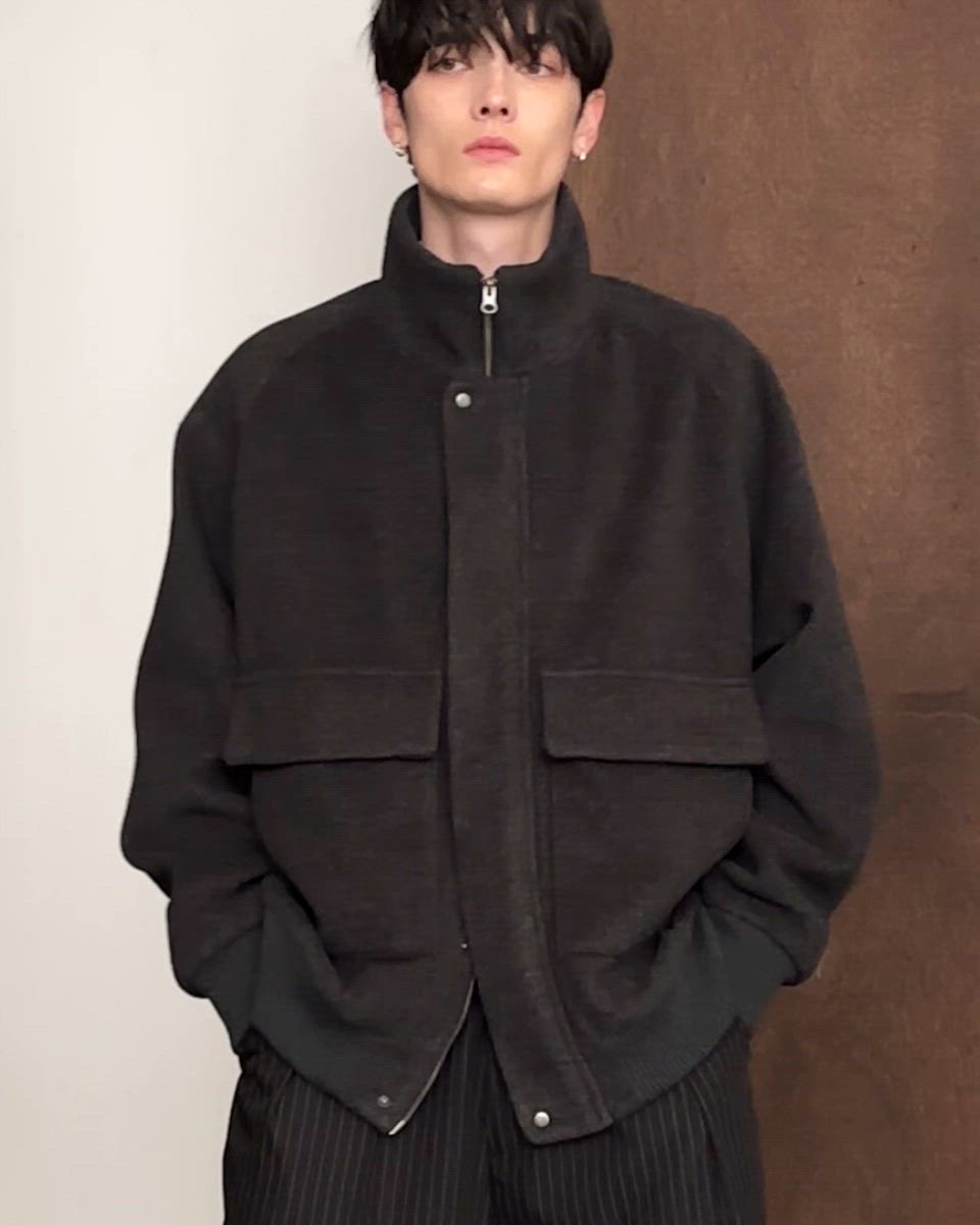セール】ウール混メルトンダービーブルゾン（ブルゾン）｜ETELIO