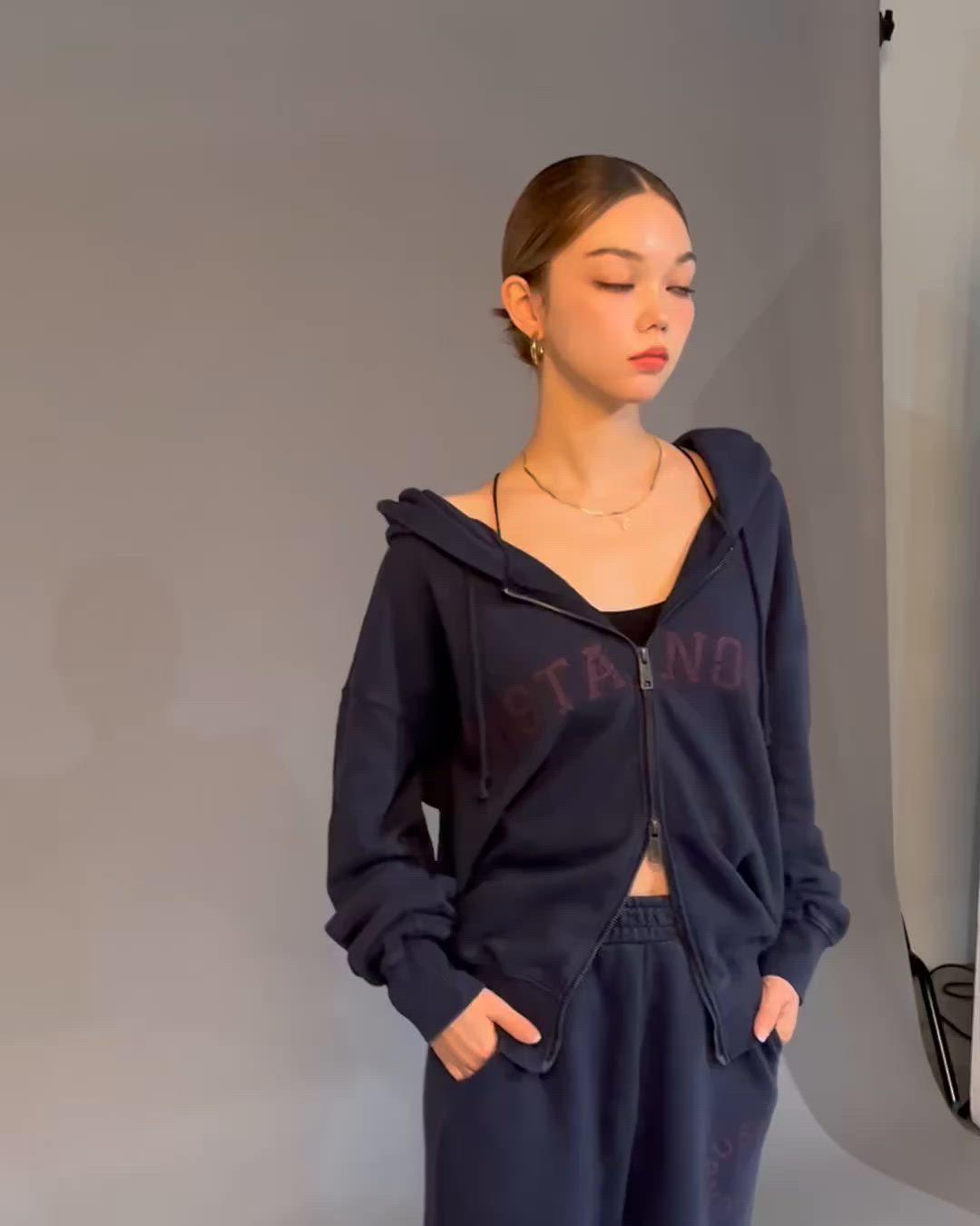 ロゴプリントスウェットセットアップ（セットアップ）｜JUST A NOON