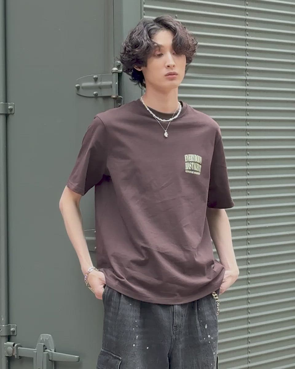 コンパクト クラシック ワンポイント ロゴ Tシャツ（Tシャツ 