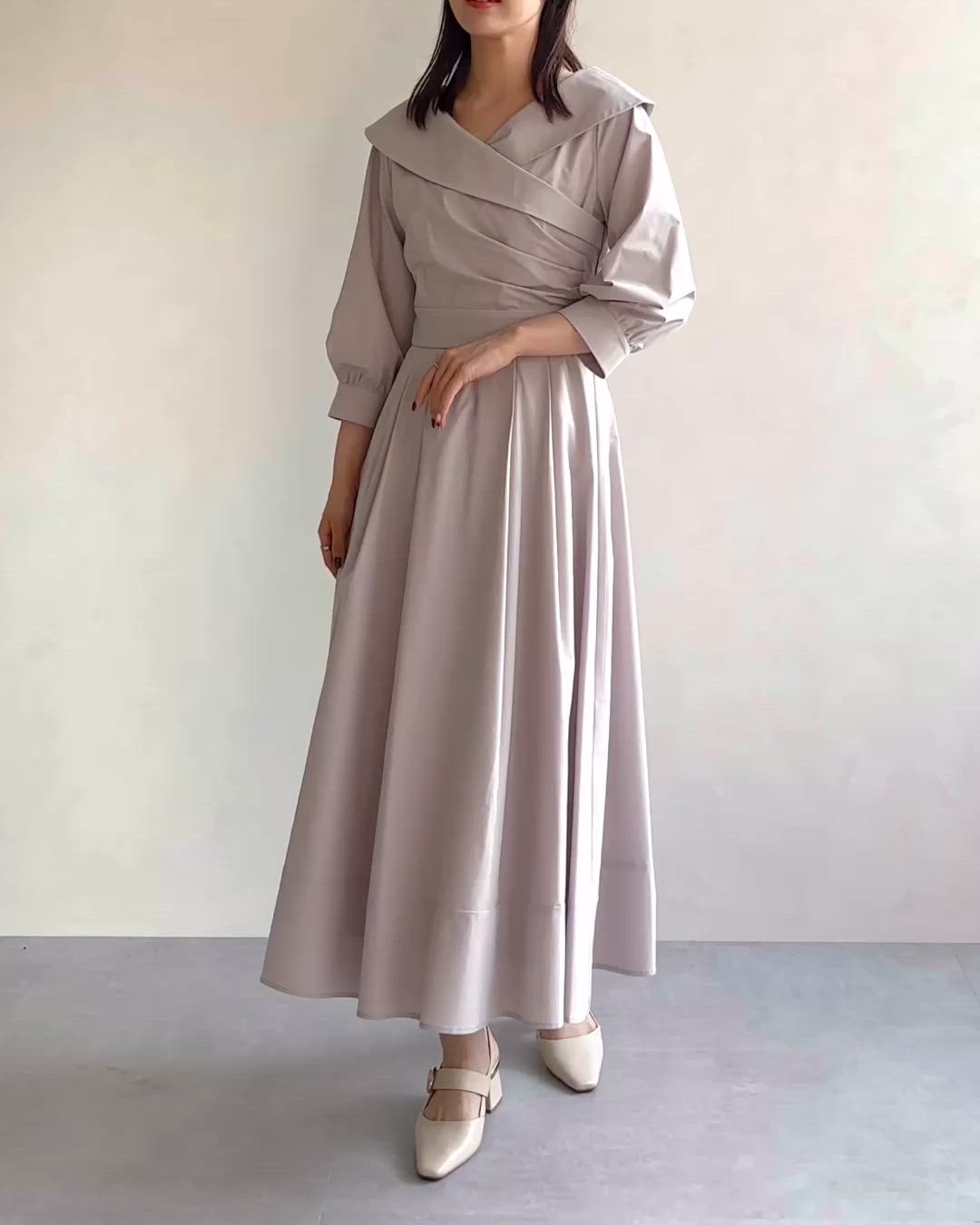 セール】2025秋冬新作 カシュクールワンピース（ワンピース）｜31 Sons