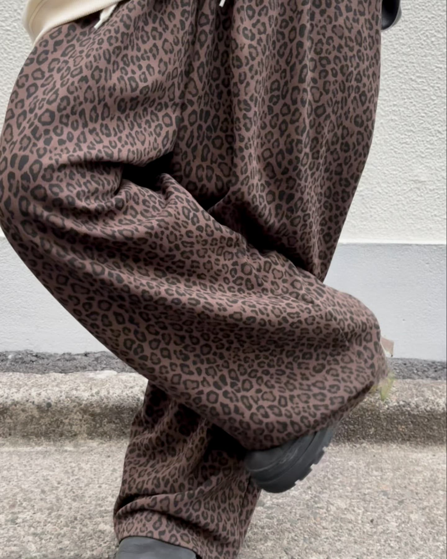 レオパードボリュームラフパンツ（その他パンツ）｜TEEN BOOP