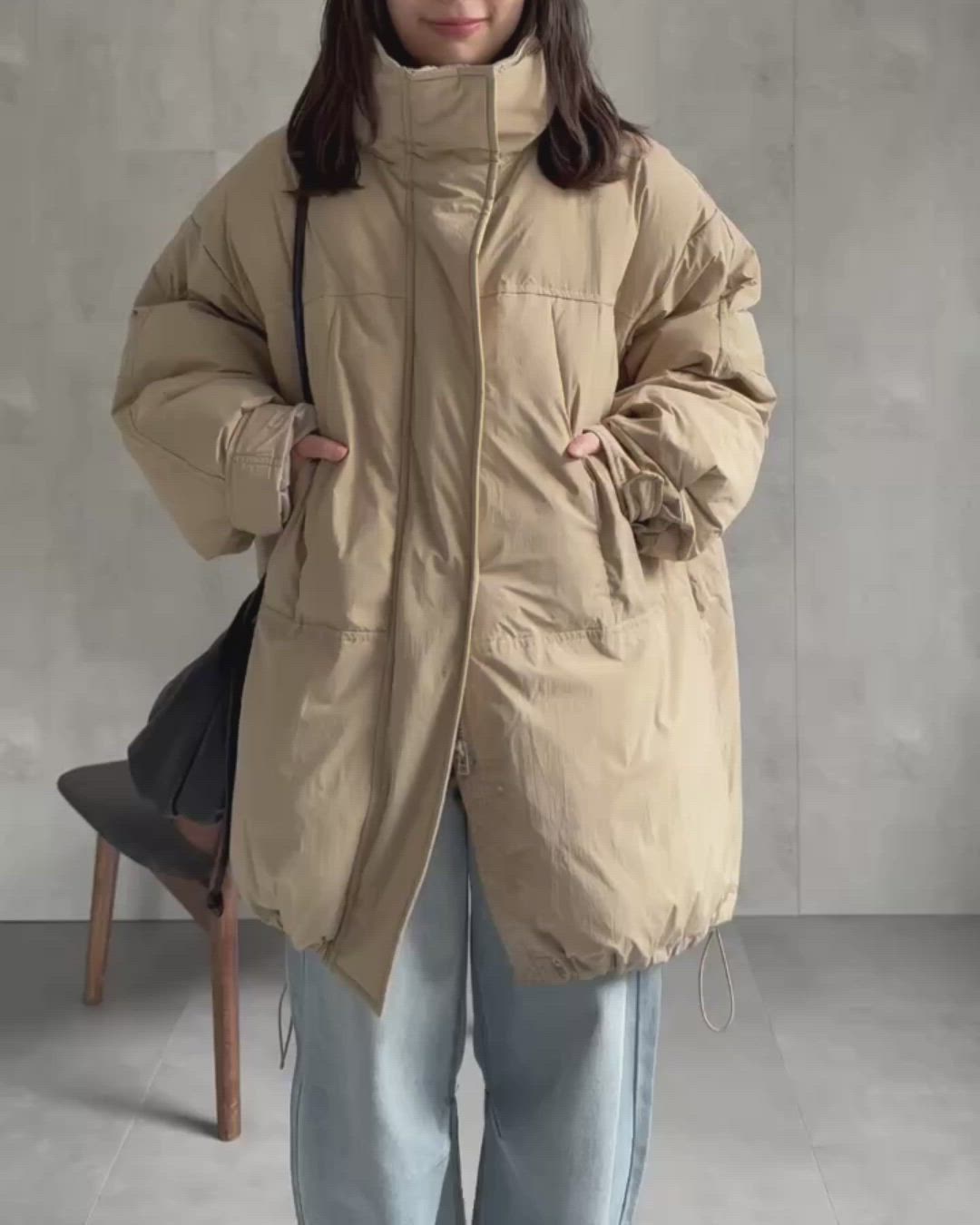 セール】【サステナブル】 ナイロンモンスターコート / パディング