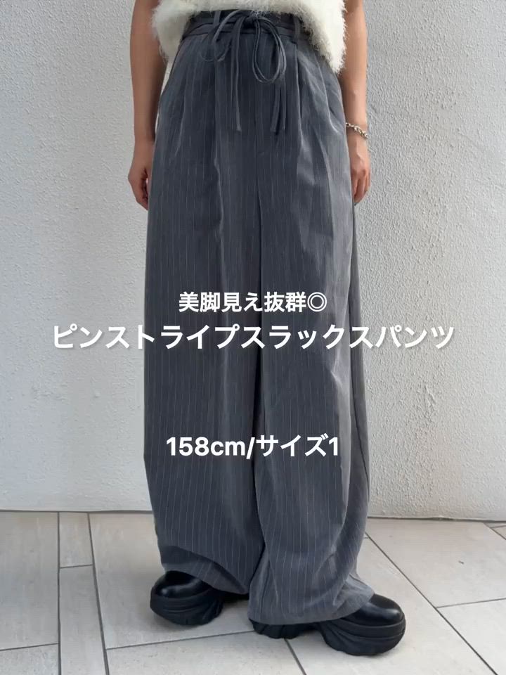 新色追加/2サイズ展開/低身長サイズ/無地&ストライプ】ピンストライプ