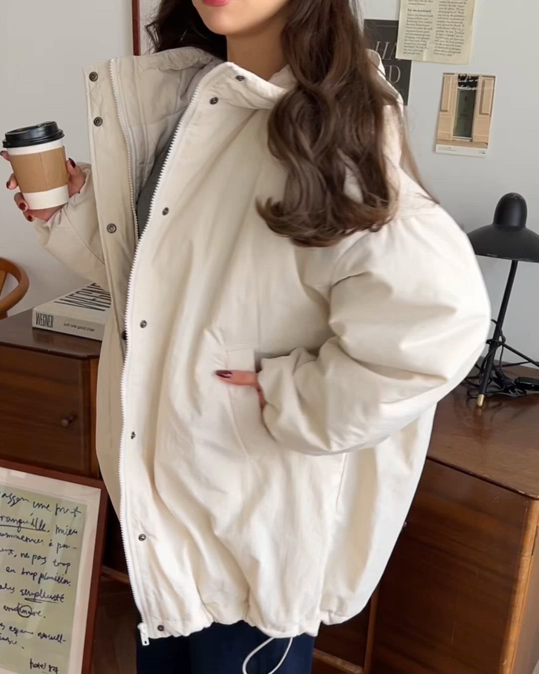 セール】シャカシャカナイロン裏キルトモンスターパーカージャケット