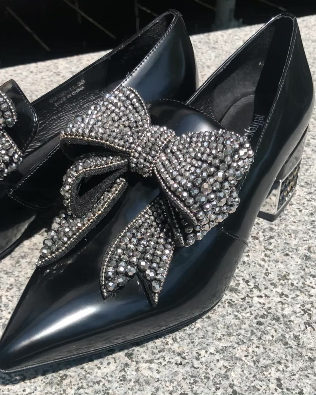 キラキラ ビッグリボンデザインパンプス（パンプス）｜Jeffrey