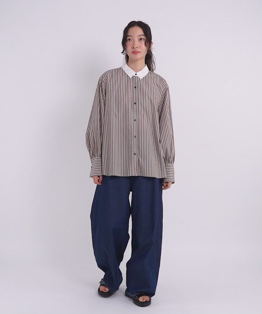 セール】マーセ衿2WAYシャツ（シャツ/ブラウス）｜niko and