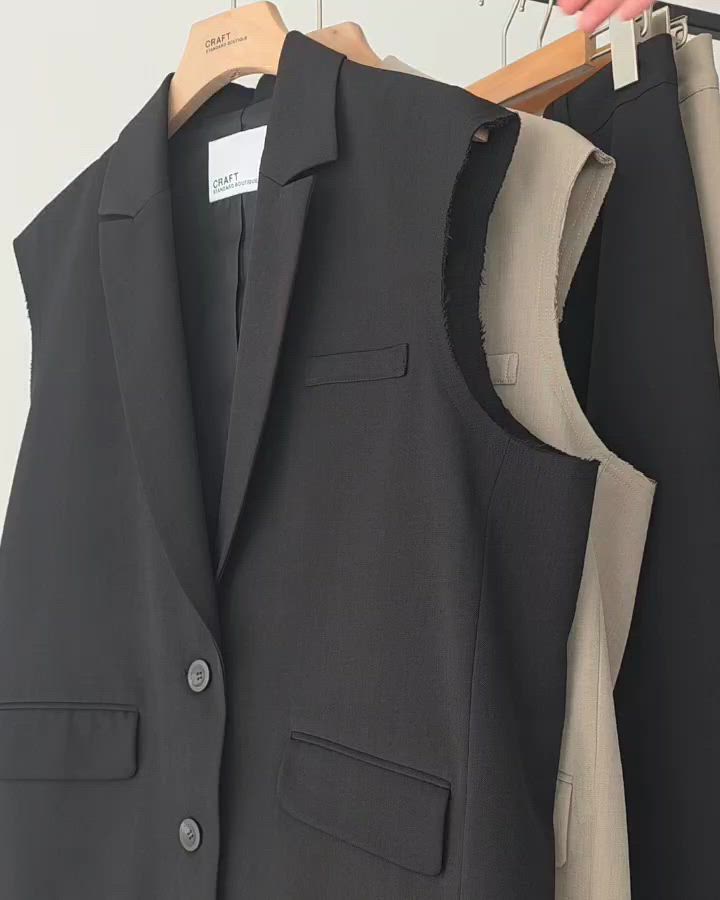 セール】＜セレモニー／ハレの日＞カットアウトデザインテーラードジレ