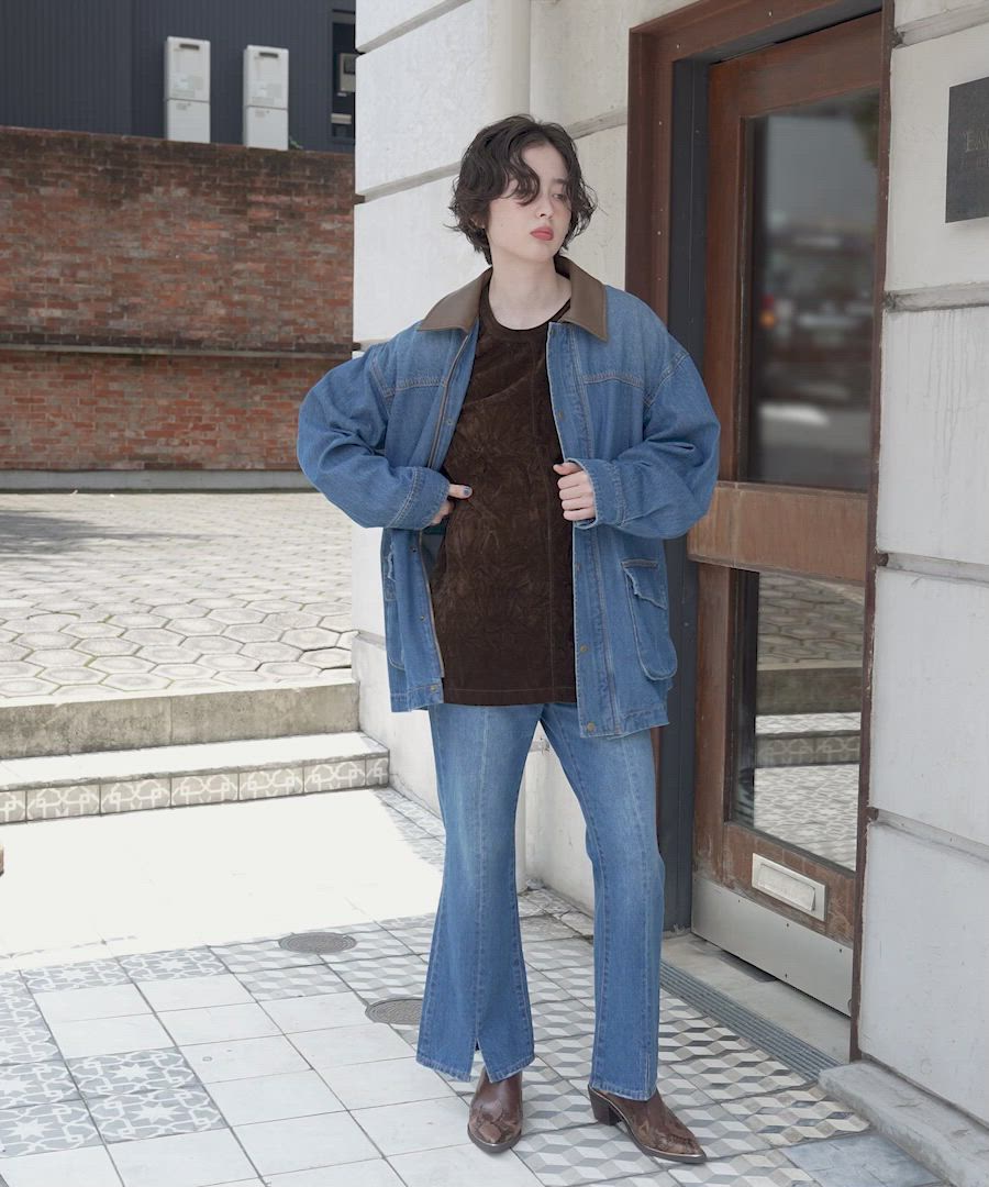 セール】【NKJ 2025AW】FATIGUE JACKET（デニムジャケット）｜niko and