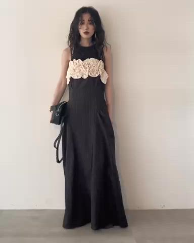 Flower gather dress（ワンピース）｜Chris TROIS.（クリストロワ）の