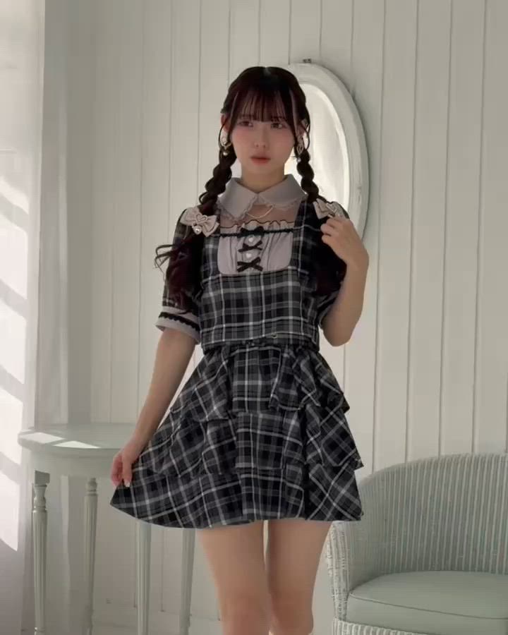 ツーピー風ティアードワンピース（ワンピース）｜ROJITA（ロジータ）の