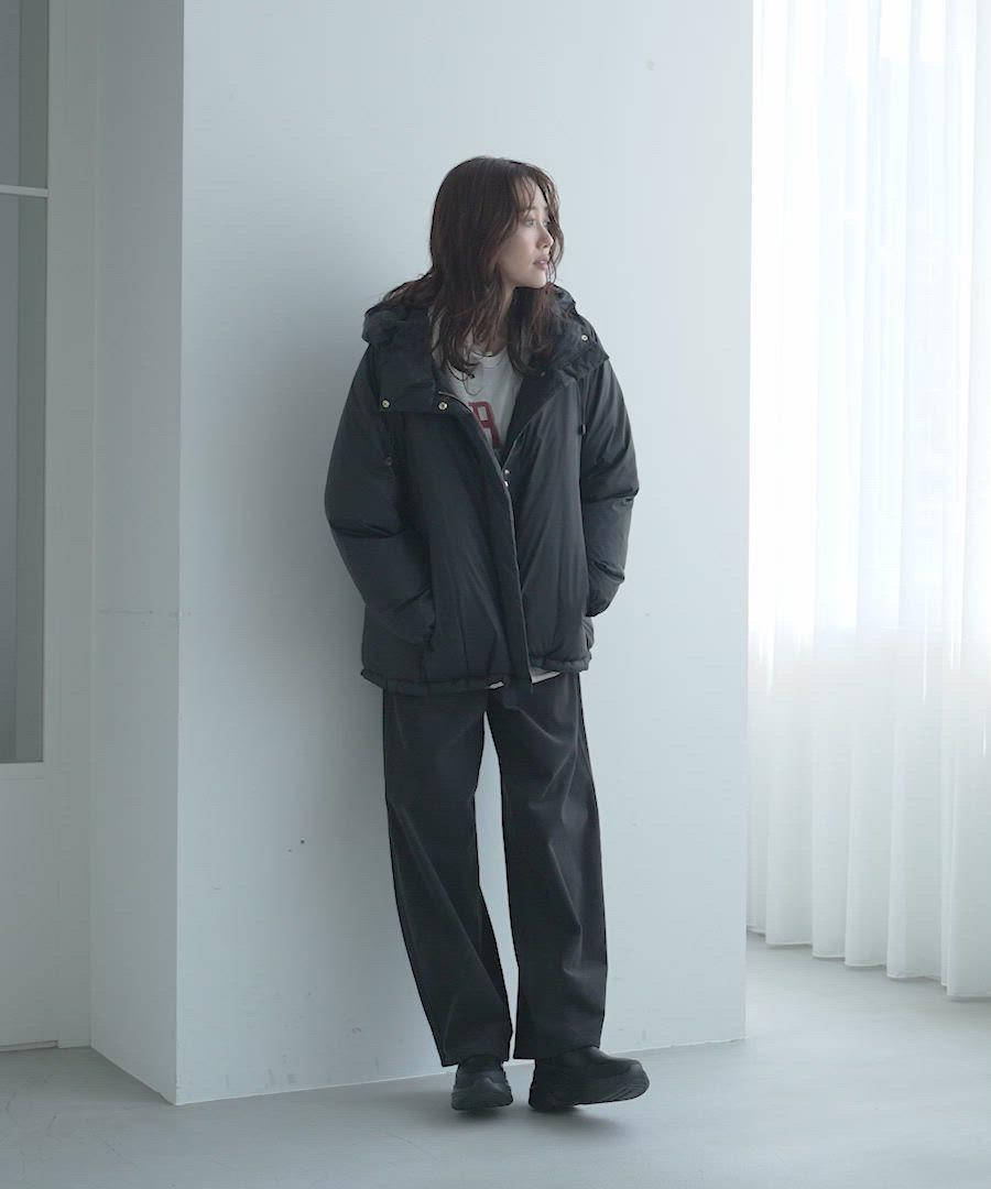 セール】エアリュクスダウンフードブルゾン/495695（ダウンジャケット